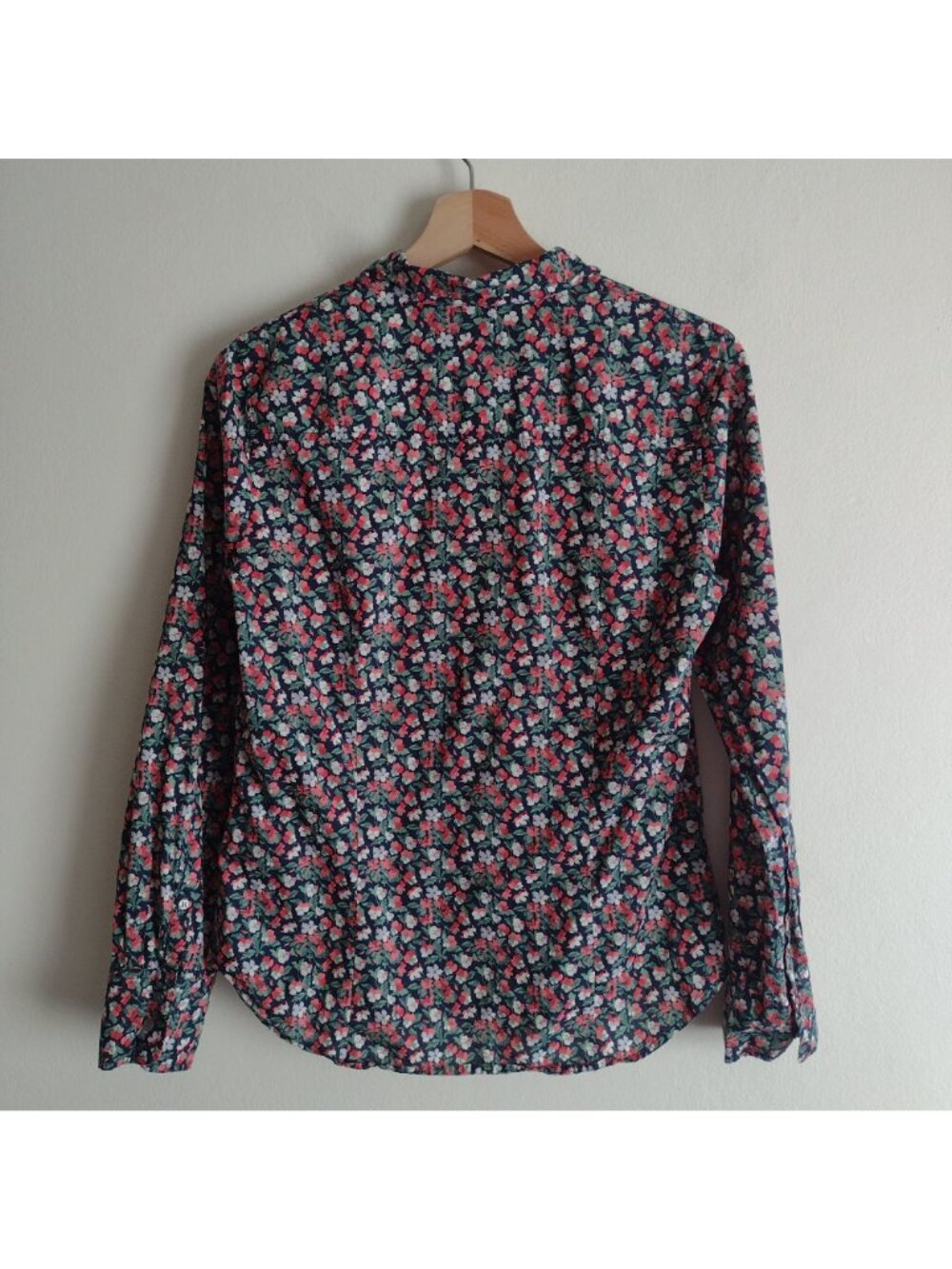 J Crew Liberty Sarah Shirt 8 Ditsy Floral Slim Perfect Blouse for Business - Picture 8 of 10
